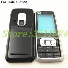 For Nokia Asha 6120 6120C Phone Housing Cover Case+English Keypad And Arabic keypad +battery Back cover With Logo 2024 - buy cheap
