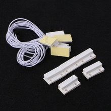 5 Sets MC-38 Wired Door Window Sensor Magnetic Switch Home Alarm System Detector 2024 - buy cheap
