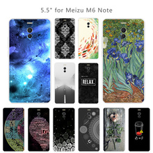 5.5'' For Meizu M6 Note Soft Silicone TPU Shell for Meizu Meilan M6 Note Phone Cases Fundas Coque for M6Note Marbles Back Cover 2024 - buy cheap