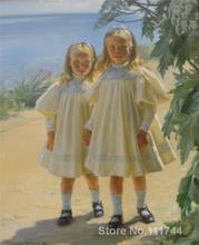 danish art The Benzon daughters Peder Severin Kroyer paintings for sale High quality Hand painted 2024 - buy cheap