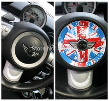 Aliauto 2 x Car-styling Steering Wheel Center Dedicated Car Sticker And Decal Accessories For BMW MINI COOPER 2024 - buy cheap