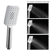 ABS plastic hand shower samiliar shower set bathroom spray push wall mounted chorm hand shower head shower 2024 - buy cheap