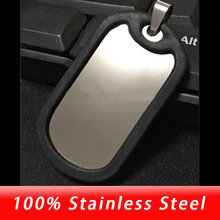 100% Stainless Steel Blank Dogtags For Men Double Mirror Polished Metal Soldier ID Tags Necklaces & Pendants Wholesale 10pcs 2024 - buy cheap