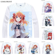 Moe Anime Monthly Girls' Nozaki-kun T-Shirts Multi-style Long Sleeve Shirts Gekkan Shojo Nozaki-kun Chiyo Sakura Cosplay Shirt 2024 - buy cheap