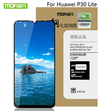 Protector de pantalla de vidrio templado 2.5D 9H para Huawei P30 Mofi, película de vidrio de color original para Huawei P30 Lite, Protector de cristal flim 2024 - compra barato