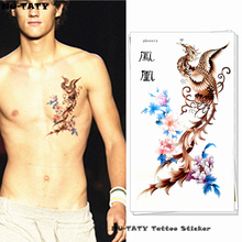 Nu-TATY The Rising Phoenix временная татуировка боди-арт флэш-стикер татуировки s 17*10 см водонепроницаемый поддельный тату стикер для стайлинга автомобиля 2024 - купить недорого
