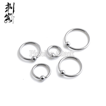 316L Surgical Steel Captive Stud Earrings 14 Gauge Basic Body Jewelry 2024 - buy cheap