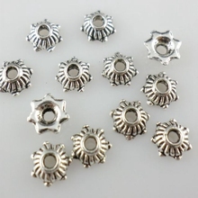 240pcs Tibetan Silver Small Flower End Bead Caps 5mm Charm Jewelry Beading Findings 2024 - buy cheap