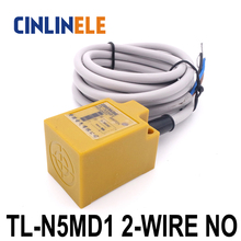 Sensor de proximidad de TL-N5MD1, interruptor de proximidad de metal, protector de pantalla inductivo, sin carcasa de cubo, CC de 2 cables, TL-N5M, 5mm, 18x18x36 2024 - compra barato