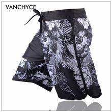 VANCHYCE-pantalones cortos de playa para hombre, Bermudas, de secado rápido, plateados 2024 - compra barato