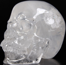 Ddh001171 cráneo de cuarzo lechoso, súper realista, curación de cristal 2024 - compra barato