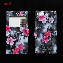 Dower me capa de couro pu flor colorida dobrável para smartphone irbis sp514 2024 - compre barato
