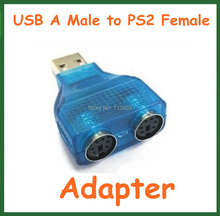 20 шт. конвертер USB папа для PS2 Женский y-разветвитель штепсельный адаптер 1 папа для 2 PS2 гнездовой удлинитель для ПК клавиатуры мыши 2024 - купить недорого