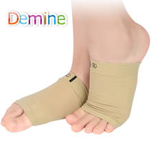 Demine High Elastic Arch Support Orthotic Heel Bandage for Corrective Flat Foot Foot Pain Relieve Orthopedic Inserts Insoles Pad 2024 - buy cheap