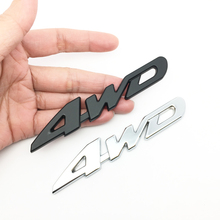 ANTINIYA-pegatina de Metal 3D para coche, emblema 4X4, calcomanía para Honda CRV Accord Civic Suzuki Toyota Highlander RAV4 Tiguan 2024 - compra barato