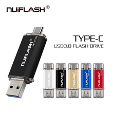 USB3.0 type c metal usb flash drive durable usb key 32gb pendrive 64gb 128gb pen drive 16gb flash memory stick for samsung phone 2024 - buy cheap