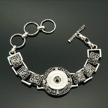 Fashion Charming pattern snap bracelet fit 18MM snap buttons jewelry wholesale SG0206 2024 - buy cheap