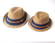 Family Matching Belt Straw Men Boys Dad And Son Straw Father Son Hat Star Sun Cap Bohemia Caps Beach Accessories 2024 - buy cheap