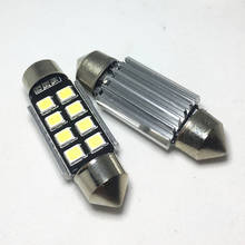Lâmpadas de led canbus c5w e 5630, 2 peças, led para iluminação interna sem erros, luz branca, gelo e azul, tamanhos 31, 36, 39 e 41mm 2024 - compre barato