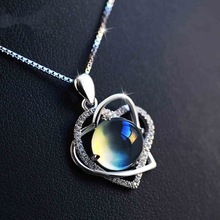 Utimtree Fashion Box Chain Choker Necklaces for Women Cubic Zirconia Heart Pendants Necklace Statement Jewelry Gifts 2024 - buy cheap