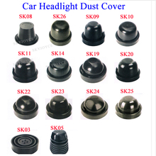 1 Piece HID LED Headlight Car Dust Cover Rubber Waterproof Dustproof Sealing Headlamp 65mm 70mm 75mm 85mm 90mm 100mm Cover Cap 2024 - buy cheap