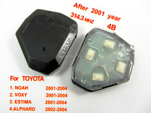 Wholesale,car alarm, remote interior 314.3MHZ 4 button (Use for after 2001) for Toyota,car key,free shipping 2024 - buy cheap