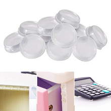 64Pcs Cylindrical Silicone Feet Pads Drawer Transparent Self Adhesive Multi-Function Furniture Legs Door Stop Cushion 12x2mm 2024 - buy cheap