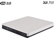 USB3.0 Bluray привод внешний CD/DVD RW ГОРЕЛКА BD-ROM Blu-Ray плеер оптический привод писатель для ноутбука Apple iMacbook Toshiba pc 2024 - купить недорого