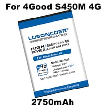 LOSONCOER 2750mAh BLI-1600 для 4Good S450m 4G TLI-1600 аккумулятор для телефона + Быстрая доставка 2024 - купить недорого