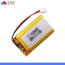 In 1200mAh 703048 3.7V lithium polymer battery 703050 machine learning Zaojiao machine story Rechargeable Li-ion Cell 2024 - buy cheap