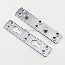 Express Shipping ! Wholesale 50PCS Furniture Bed Rail Hook Plate Bracket Fitting Connectors Bed Buckle Latches 2024 - buy cheap