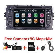 Good price Car radio DVD GPS  for Ford Mondeo Cmax Smax 3G GPS Bluetooth Radio SD USB Phonebook Canbus Steering Wheel Control 2024 - buy cheap