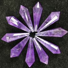 natural amethyst angel pendulum sweater necklace pendant wand piont reiki healing crystals provide energy as for gift wholesale 2024 - buy cheap
