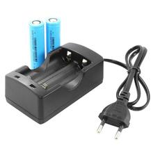 Smart Battery Charger for 18650 Lithium Battery Charger Dual Slot Batteries Quick Charging Dock for Torch 18650 EU US Plug newst 2024 - buy cheap
