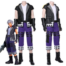 Kingdom Hearts III Riku-traje de Cosplay para adultos, para hombre y mujer, para carnaval y Halloween, hecho a medida 2024 - compra barato