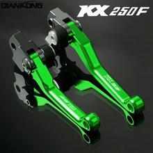 Alavancas de embreagem e freio para motocicletas, para kawasaki kx250f 2013 2014 2015 2016 2017 2018 2013 kx 250f 2010-2019 2024 - compre barato