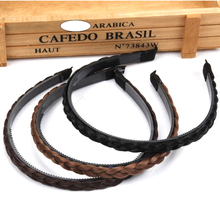 Mulheres Meninas Moda acessórios de Cabelo Do Vintage Headband Faixa de Cabelo Headwear Cabelo Tranças Peruca Acessórios 2024 - compre barato