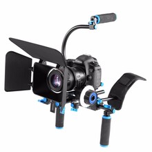 Equipo de hombro para cámara DSLR, Kit de soporte de película, caja mate de enfoque de seguimiento para videocámara de vídeo Canon Nikon Sony BMCC GH4 2024 - compra barato