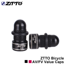 ZTTO Bicycle Presta and Schrade Valve caps for MTB Road Bike French and American Tyre F/V A/V Inner Tube Dustproof Cover part 2024 - buy cheap