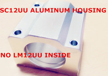 6pcs/lot  ALUMINUM HOUSING (NO LM12UU INSIDE)  for SC12UU SCS12UU 12mm Linear Bearing Block CNC Router DIY CNC Parts 2024 - buy cheap