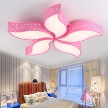 Warm and romantic iron bedroom  ceiling lamps living room balcony lights color 4/5 leaf Ceiling lights  Lighting fixture 2024 - buy cheap