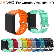 Для Garmin vivoactive HR Смарт аксессуары замена спортивный силиконовый браслет ремешок Ремешок для Garmin vivoactive HR Браслет 2024 - купить недорого