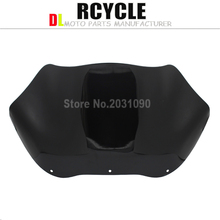 Para-brisa preto 13, para harley road glide fltr 2014-2019 1998 2010 2011 2012 2024 - compre barato