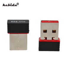 Kebidu-receptor WiFi inalámbrico USB 2,0, adaptador de tarjeta de red LAN de 150Mbps, Mini 150M 802,11 n/g/b Ralink MT7601, 5 uds. 2024 - compra barato