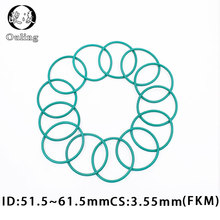 Anel de borracha de flúor de 1pc fkm o anéis selos cs3.55mm id51.5/53/54/54.5/56/58/60/61.5mm o anel vedação junta de óleo anel de vedação arruela 2024 - compre barato