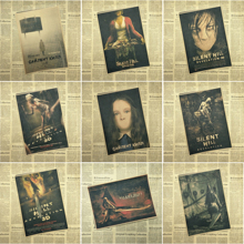 Silent Hill terror core Classic Movie Vintage Kraft Paper Poster Bar Cafe Living Room Dining room Wall Decorative Paintings 2024 - buy cheap
