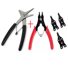 2ps/set Multifunctional Snap Ring Pliers Multi Tools Multi Crimp Tool Internal External Ring Remover Retaining Circlip Pliers 2024 - buy cheap