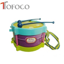 TOFOCO 5pcs Kid's Educational Roll Drum Musical Instrument Band Kit Children Music Plastic Toys Gift! 2024 - buy cheap