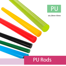 500mm length PU nylon rods sticks Polyurethane rod stick dia. 20mm-55mm 2024 - buy cheap