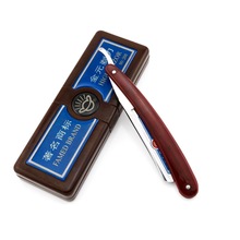 Lâmina de barbear dobrável, lâmina de aço inoxidável alta classe 200, com caixa de presente, 2024 - compre barato